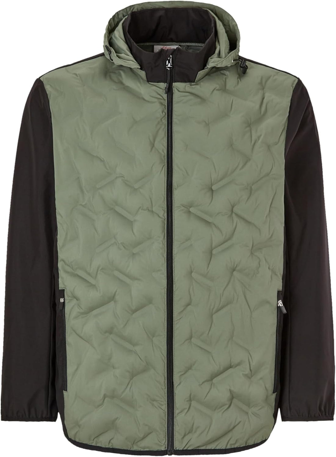 s.Oliver Herren Jacke Langarm 4XL Grosse Grössen Khaki/Oliv, 4XL Grosse Grössen Khaki/Oliv
