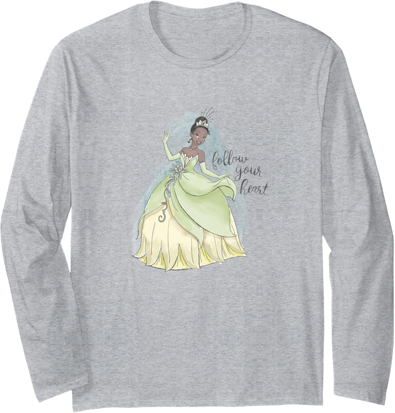 Disney The Princess And The Frog Tiana Follow Your Heart Langarmshirt