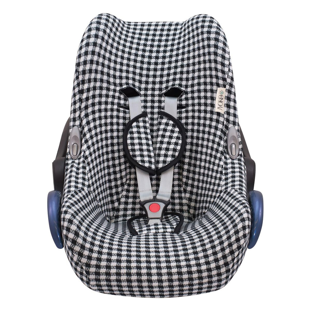 JYOKO Kids Bezug für Autositz kompatibel mit Maxi Cosi Cabriofix, City Streety, aus Baumwolle (Vichy
