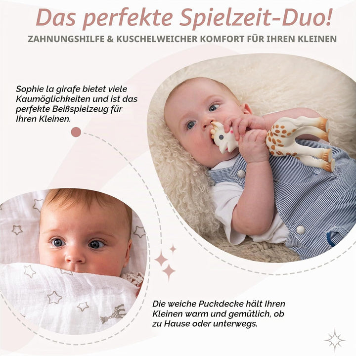 Sophiesticated – Sophie die Giraffe – Geschenkset zur Geburt, ab 2 Jahren, Grösse M