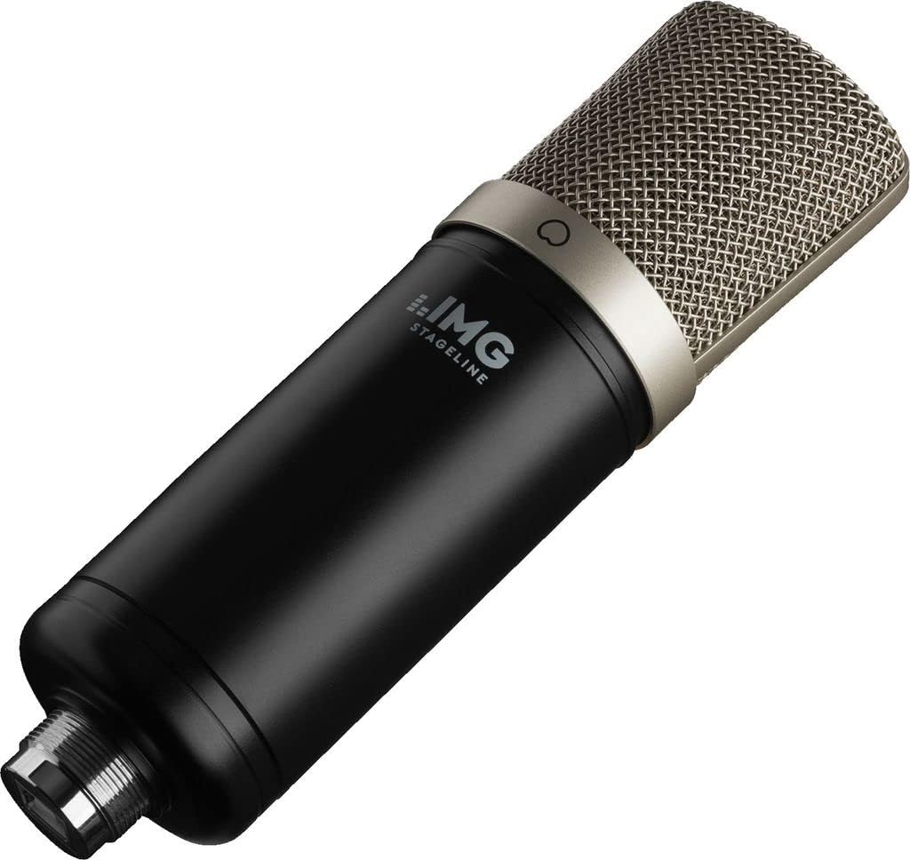 IMG Stageline ECMS-50USB Kondensator-Mikrofon mit Grossmembran, USB-Mikrofon für anspruchsvolles Hom