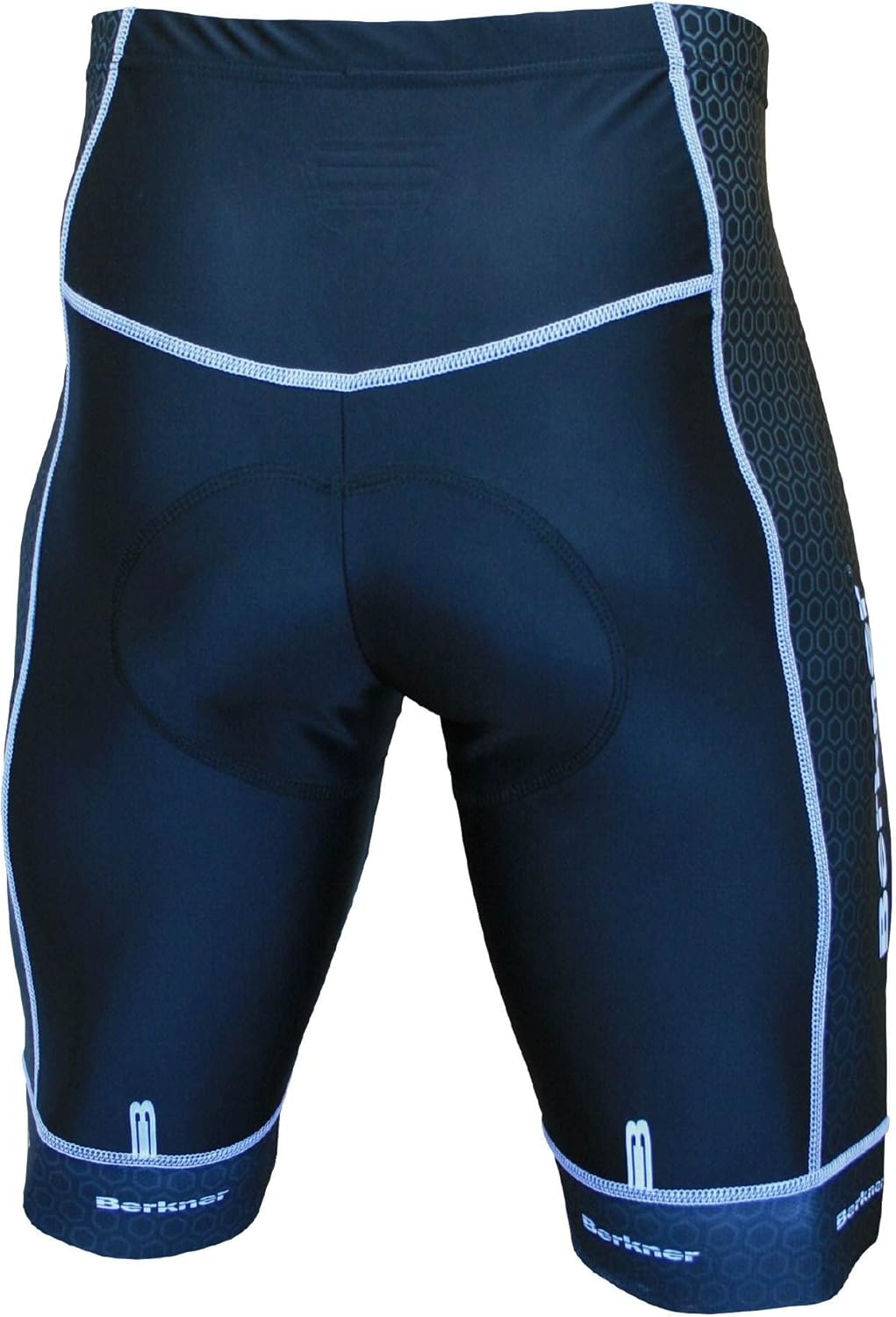 Berkner - Hagen - Fahrradhose, Bikehose kurz, Radhose in schwarz rot M Schwarz - Rot, M Schwarz - Ro
