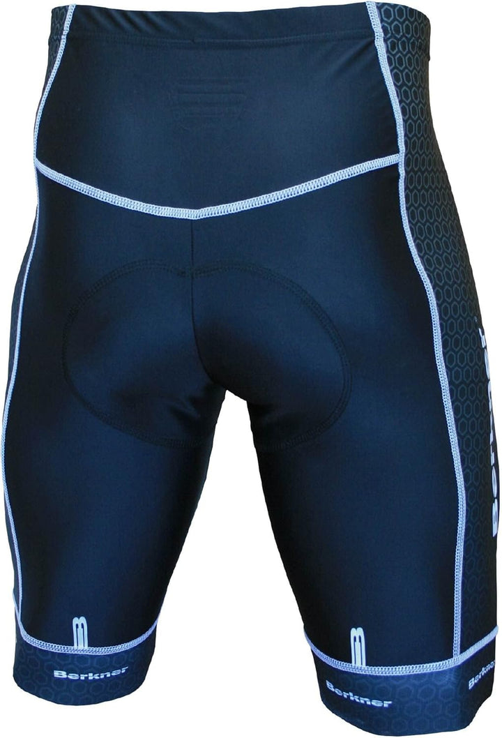 Berkner - Hagen - Fahrradhose, Bikehose kurz, Radhose in schwarz rot M Schwarz - Rot, M Schwarz - Ro