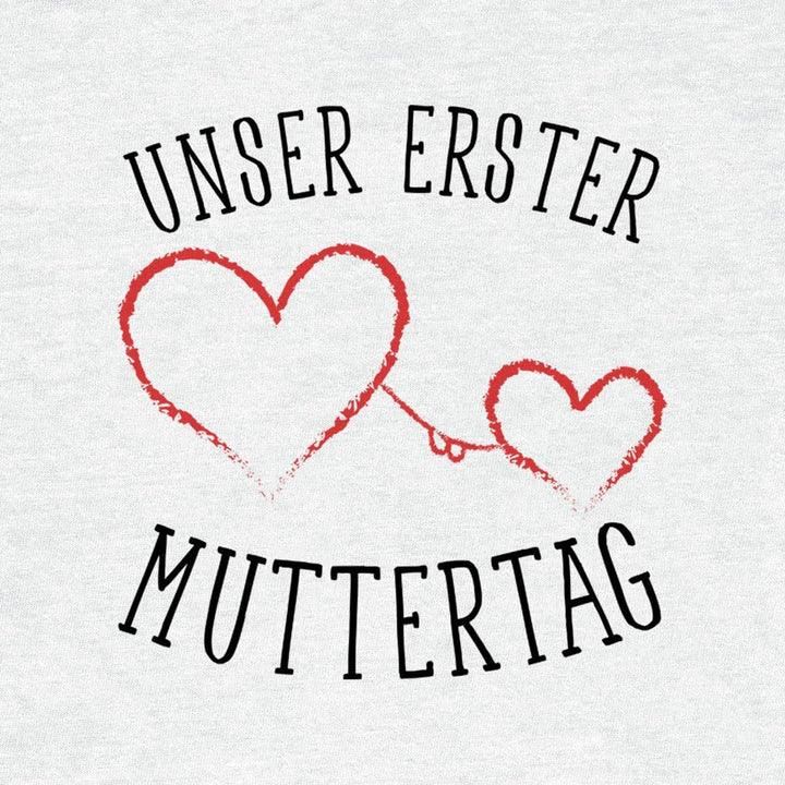 Shirtgeil Unser erster Muttertag - Süsses Geschenk Partner Outfit für Mama und Baby Body Body 0-3 Mo