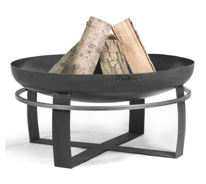 Cook King Viking Feuerschale 80 cm - Feuerschalen für den Garten - Feurstelle Outdoor & Feuertonne -