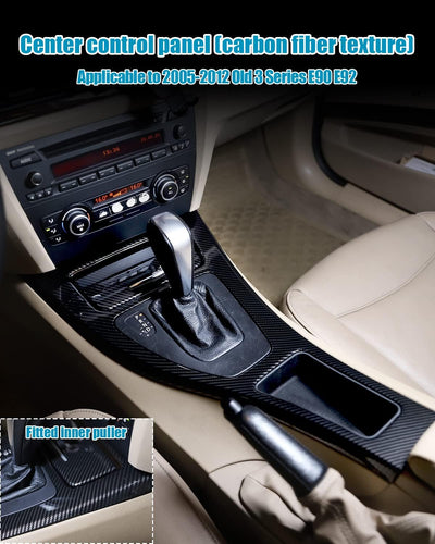 Auto Center Control Trim, AutozubehöR Center Console Gear Shift Panel Cover Trim Fit Für BMW3 Series