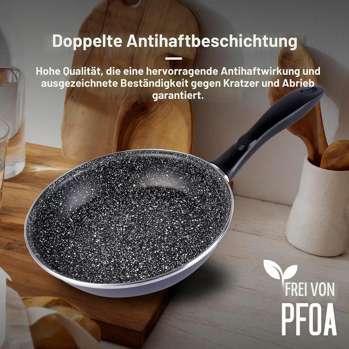 Magefesa K2 Pfannenset (24/26/28)-cm grau, (24/26/28)-cm