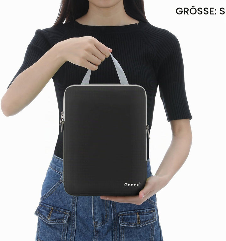 Compression Packing Cubes 3/4er Set, Gonex Kleidertaschen 4-teilig Verpackungswürfel, Kleidertaschen