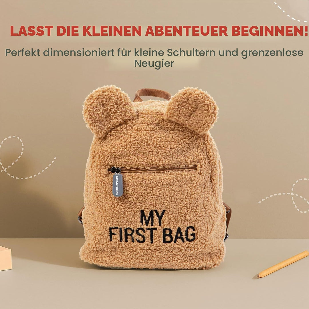 Childhome, Rucksack für Kinder, Baby, Schule, Kindergarten, Krippe, zwei Fächer, geeignet für Lunchb