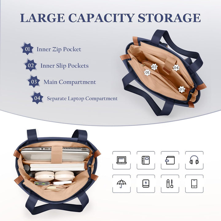 GOLF SUPAGS Convertible Laptop-Rucksack für Frauen Casual Daypack Notebook Tote Bag für Arbeit Hochs