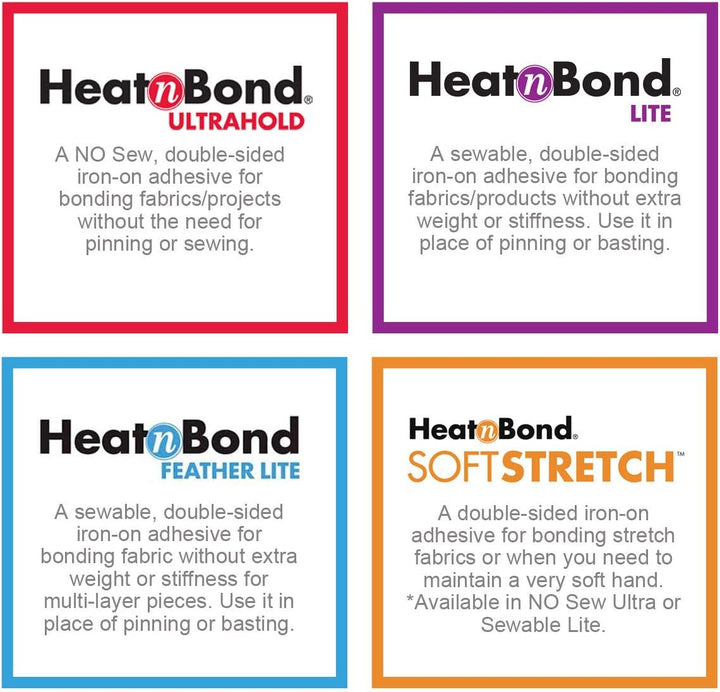 HeatnBond 3531 FeatherLite Bügelkleber, 43,2 cm x 32,7 m