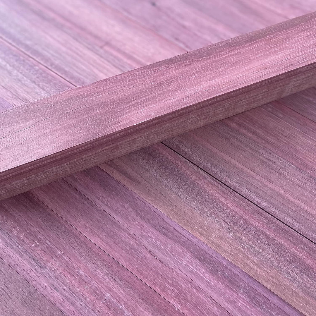 ECI Purple Heart Amaranth Kantel 40 x 500 mm Drechsel-Holz Ton Klang Violett Holz 40 x 40 x 500 mm,