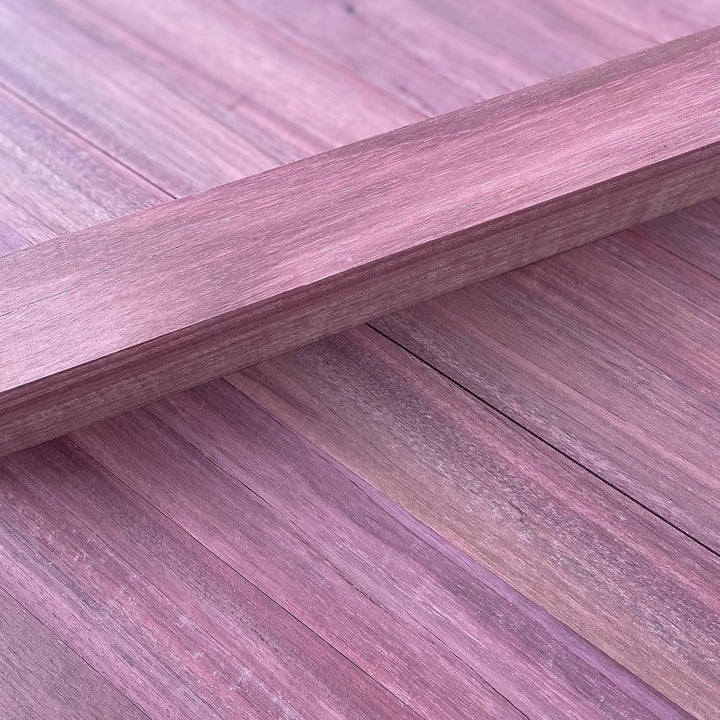 ECI Purple Heart Amaranth Kantel 40 x 400 mm Drechsel-Holz Ton Klang Violett Holz 400mm, 400mm