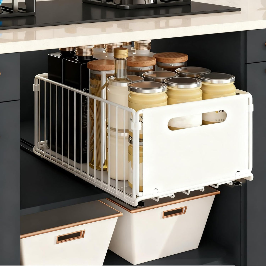 Unterregal Aufbewahrungskorb, Hängekorb Regal Unter Schrank Hängekorb Metall Korb Organizer Regalein