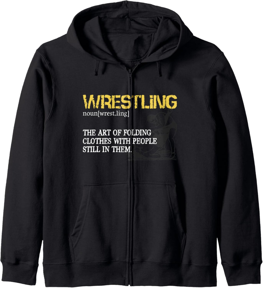 Wrestling Folding Clothes With People Still In Them Kapuzenjacke