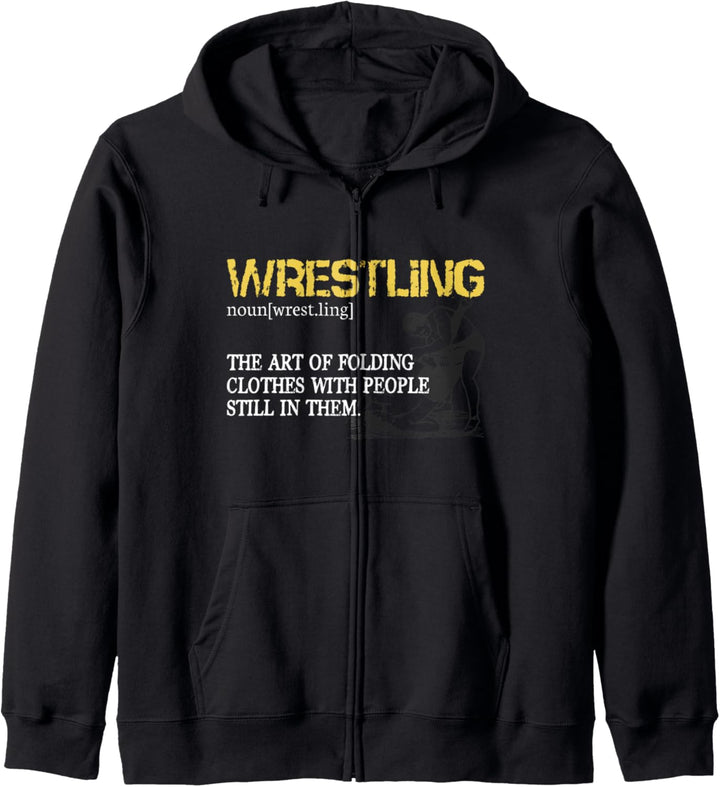 Wrestling Folding Clothes With People Still In Them Kapuzenjacke