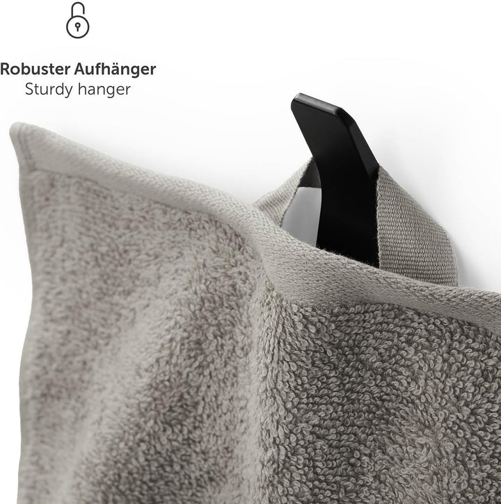 Blumtal Premium Frottier Handtücher Set mit Aufhängschlaufen - Baumwolle Oeko-TEX Zertifiziert, weic