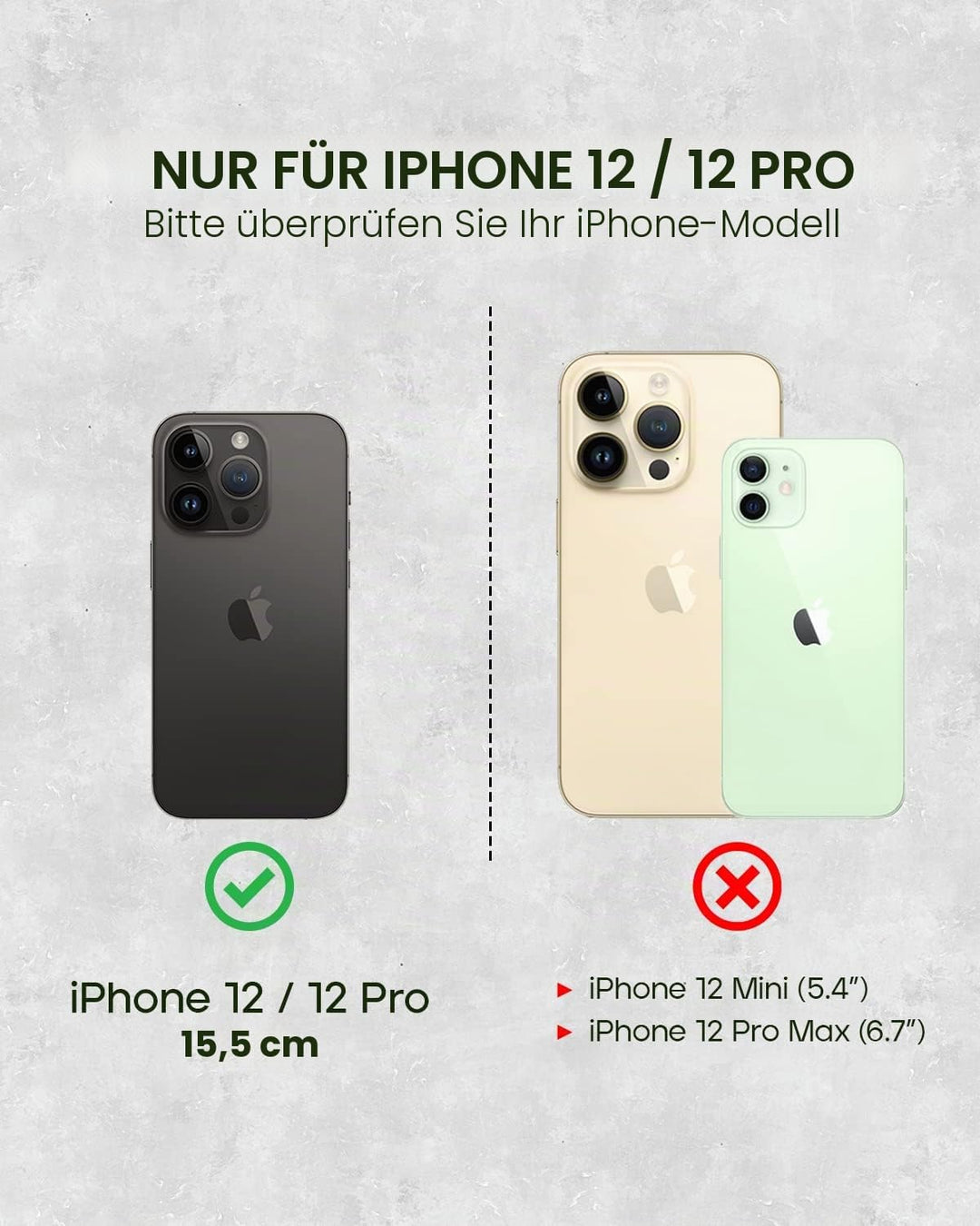Porter Riley - Lederhülle für iPhone 12 / iPhone 12 Pro (6.1"). Premium Echtleder Standhülle/Lederta