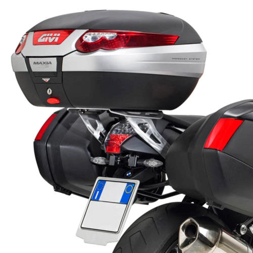 Topcase Träger Aluminium Monokey Koffer mit Alu Platte oder Max. Zuladung 6 kg passend für BMW K 120
