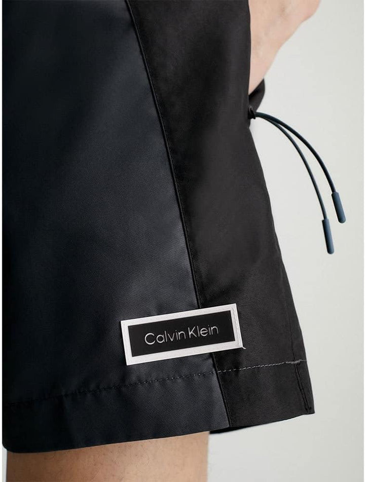 Calvin Klein Herren Medium Drawstring-Block Medium Drawstring M Grau (Oil Grey), M Grau (Oil Grey)