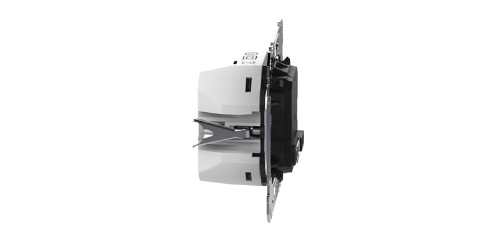 Schneider Electric Merten MEG4366-0120 USB Ladestation-Einsatz Typ A+C mit Power-Delivery-Technologi