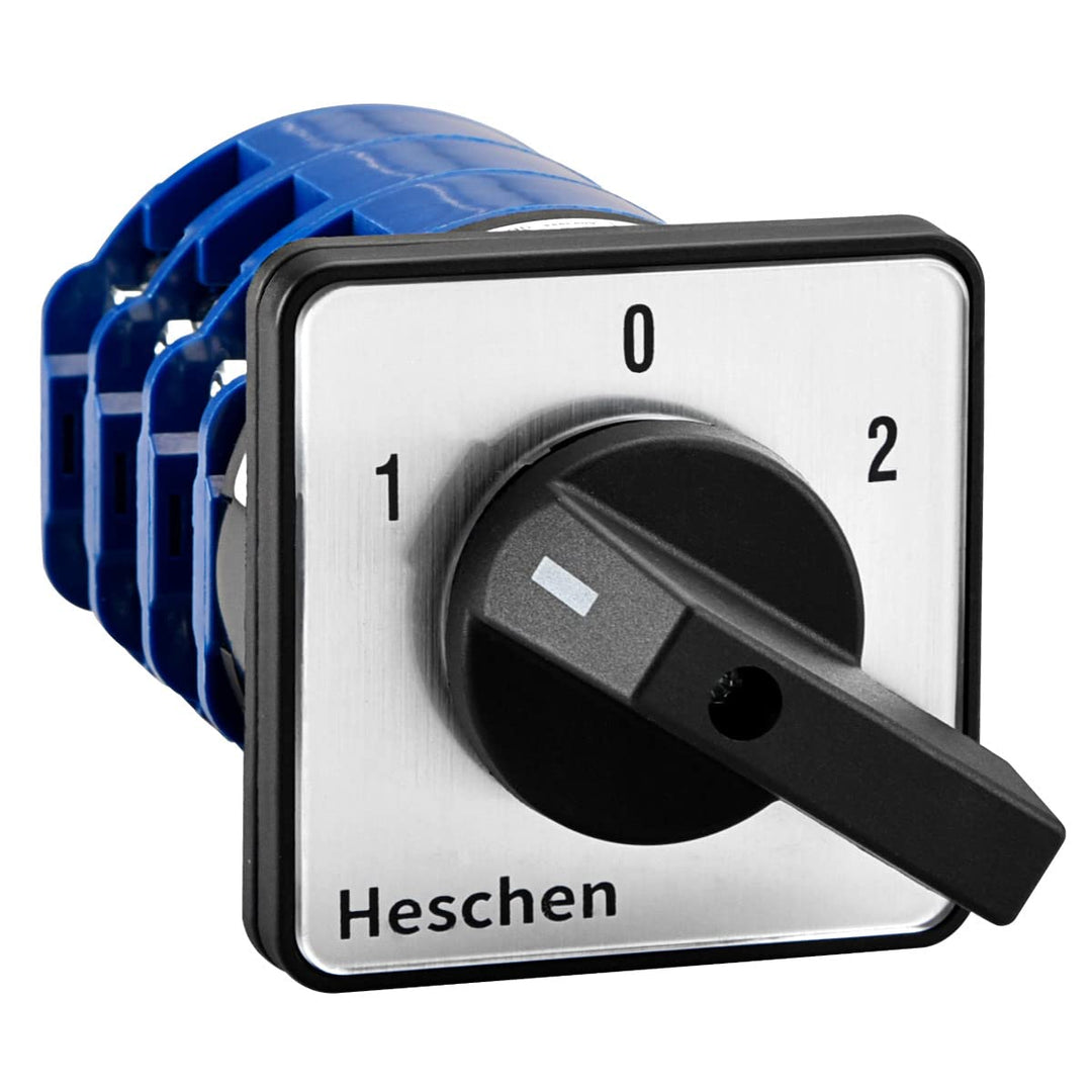 Heschen Universal Drehnockenwahlschalter, SZW26-125/D303.3, 660V 125A, ON-OFF-ON 3 Positionen, 3 Pha