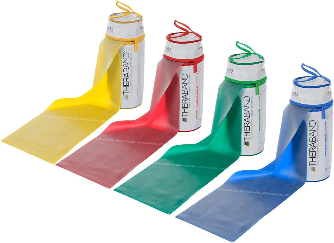 Thera-Band Taschen-Set je 1 x gelb, rot, grün,