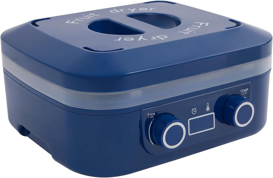 Dörrautomat 160 W Obsttrockner Dörrapparat mit 5 Tabletts 360° Zirkulation LED-Display Einstellbar 1