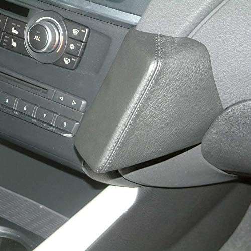 KUDA 092550 Halterung Echtleder schwarz für BMW X3 (F25) ab 11/2010 / X4 2014 bis 2017, 092550