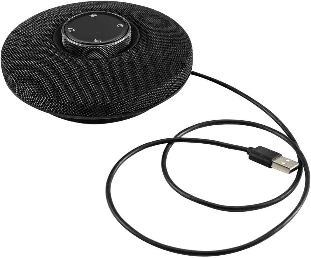 OMNITRONIC Ciao 360° Akku-Konferenzsystem BT/USB | Portabler Bluetooth-Konferenzlautsprecher für Onl