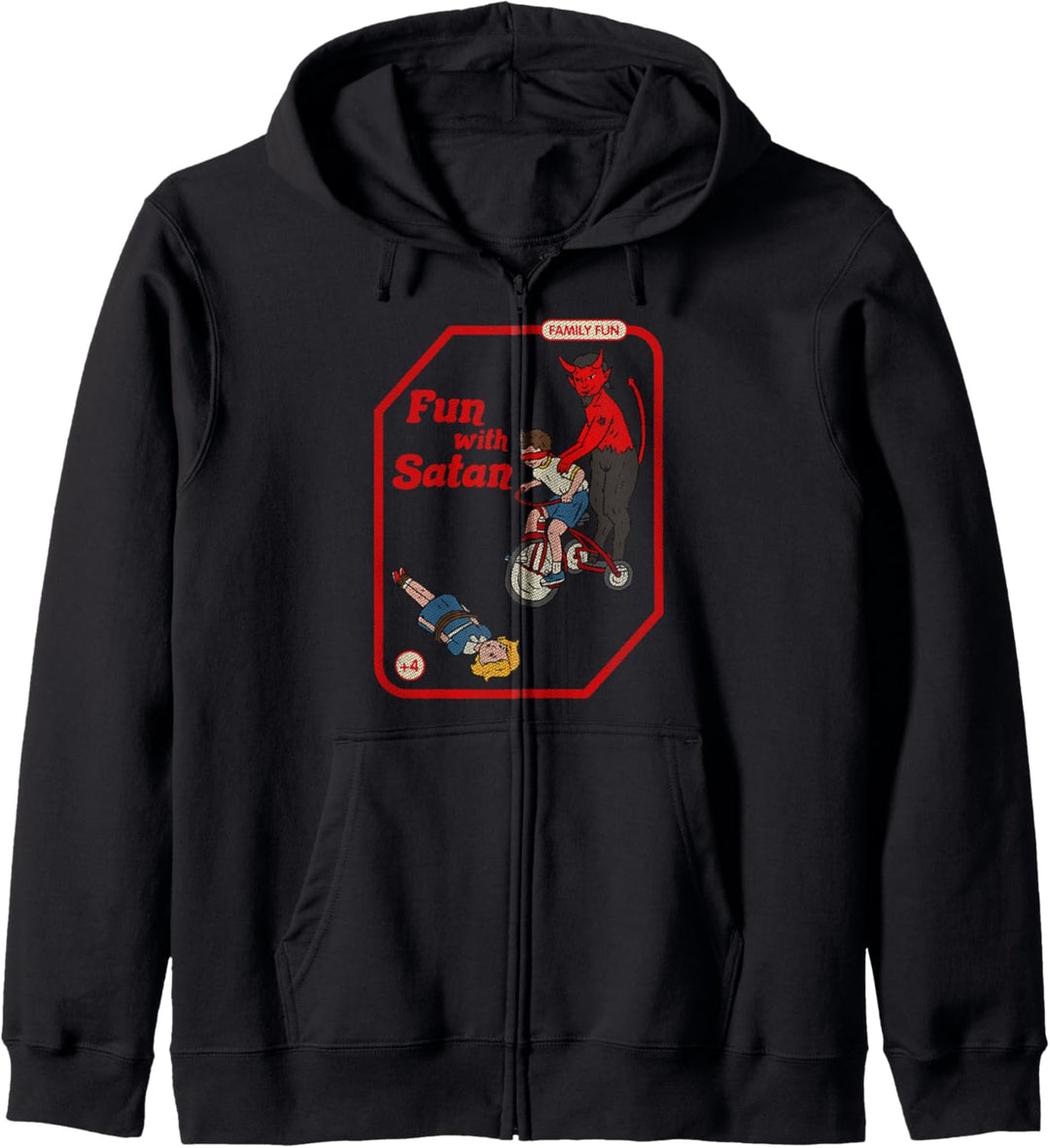 Fun With Satan Vintage Childgame Horror Goth Punk Kapuzenjacke