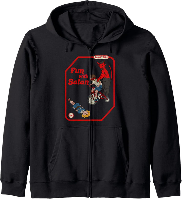 Fun With Satan Vintage Childgame Horror Goth Punk Kapuzenjacke
