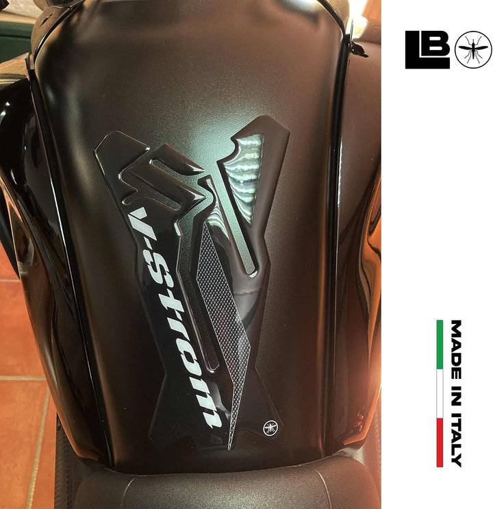 LABELBIKE 3D Aufkleber Motorrad Tankpad kompatibel mit Suzuki | V-Strom 650 2017-2025, Harzschutz, K