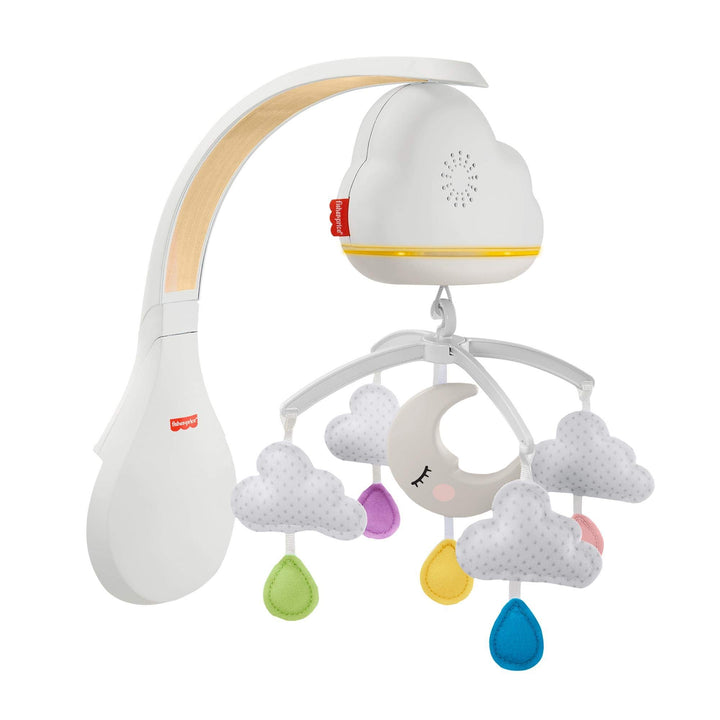 Fisher-Price GRP99 - Traumhaftes WolkenMobile und Spieluhr mit Geräuschsensor zur automatischen Akti