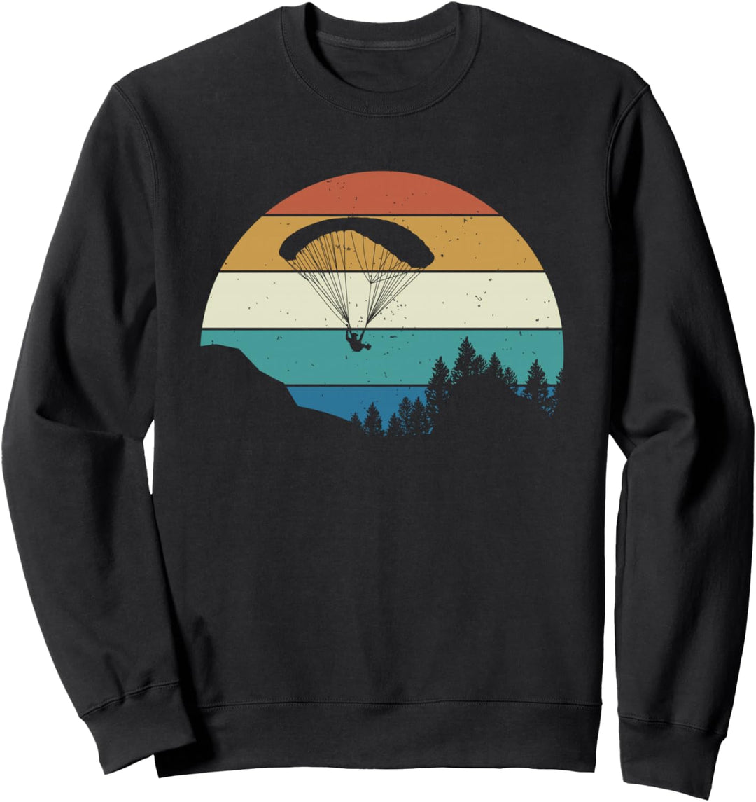 Gleitschirm Vintage für Gleitschirme Sweatshirt