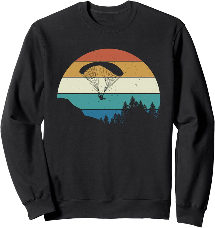 Gleitschirm Vintage für Gleitschirme Sweatshirt