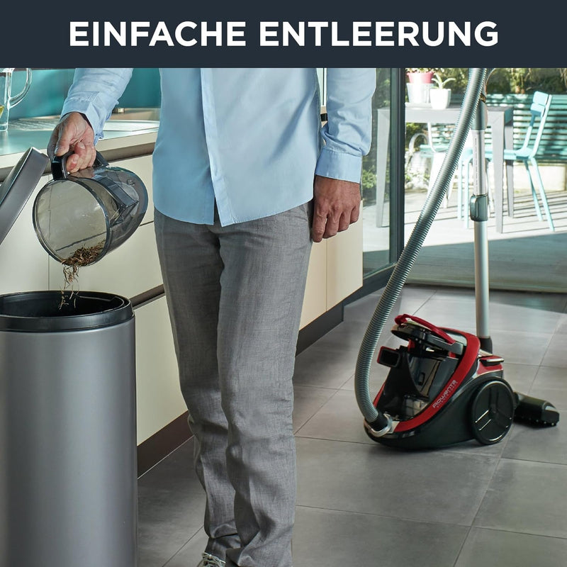 Rowenta RO7649 Silence Force Cyclonic Parkett | Beutelloser Staubsauger | Vacuum-Cleaner | Sehr Leis