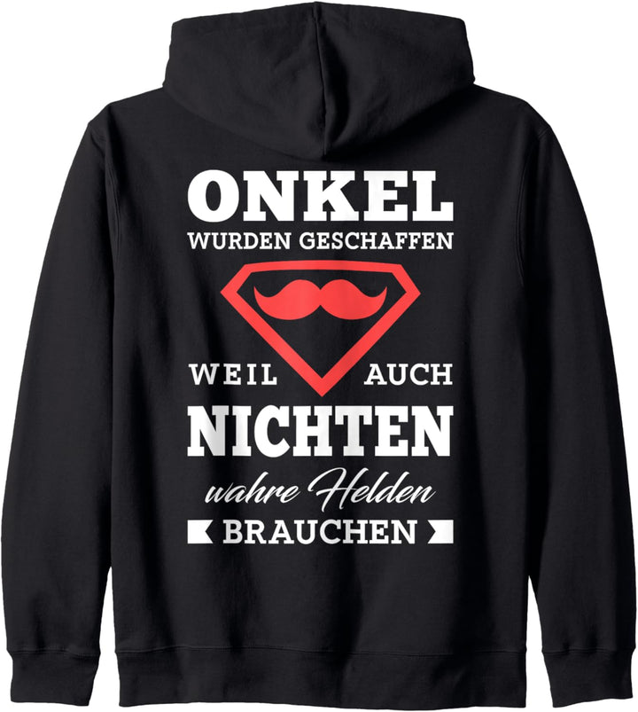 Onkel wurden geschaffen weil Nichten wahre Helden brauchen Kapuzenjacke