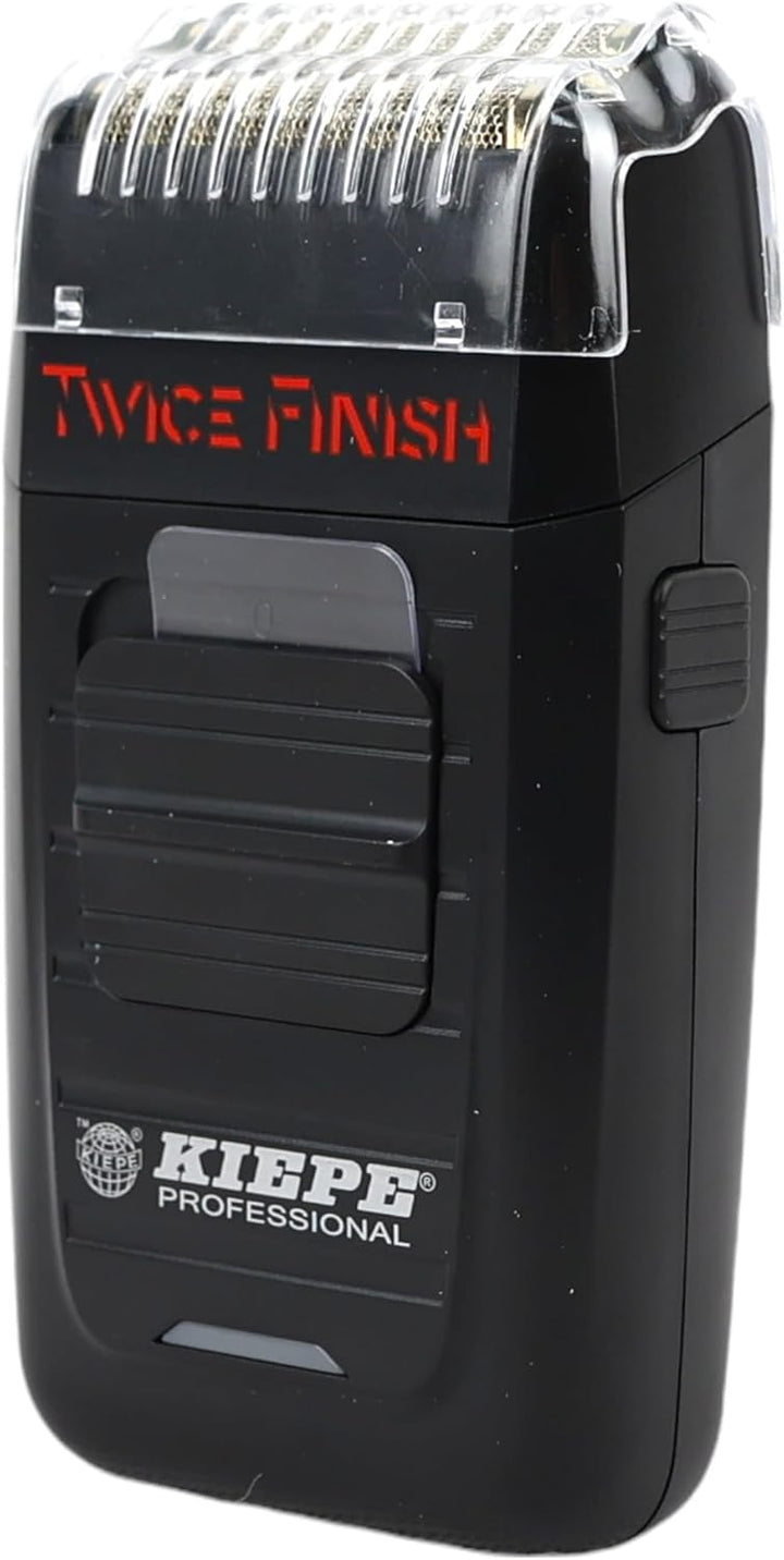 Twice Finish - Kiepe Italia Elektrischer Rasierer, Schwarz
