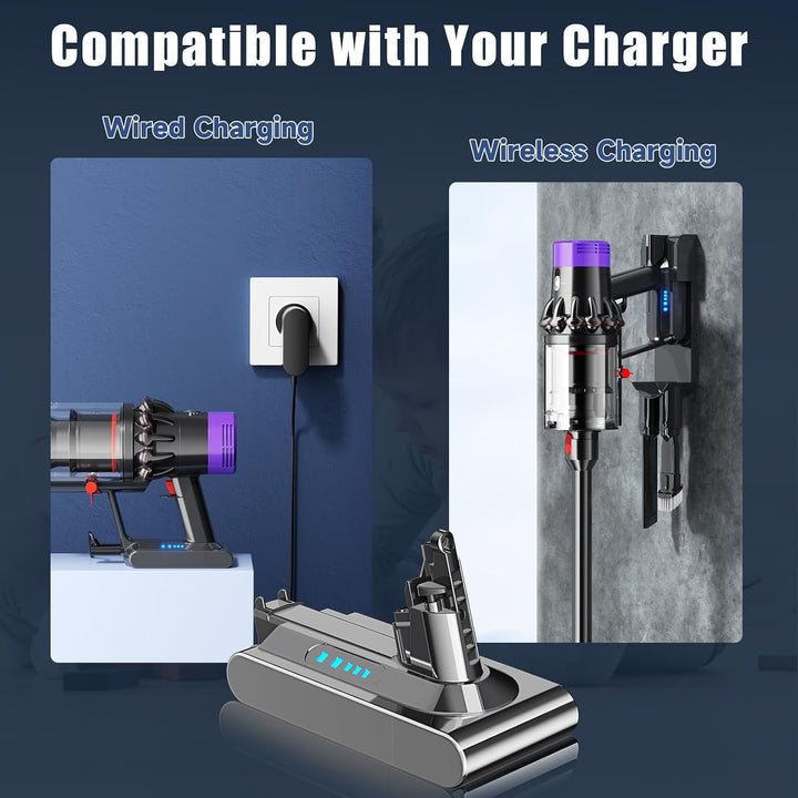 V10 8000mAh/8.0Ah Li-ion Akku Ersatzakku für Dyson V10 Akku Kompatibel mit Dyson SV12 Animal Absolut