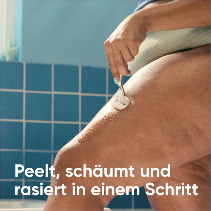 Gillette Venus Comfortglide 5 Sensitive, Rasierklingen Damen, 4 Ersatzklingen 4 Klingen ALT, 4 Kling