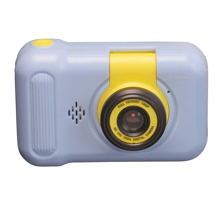 Denver KCA-1351BU Blau Kinderkamera – 40 MP, Flip-Objektiv für Selfies, Eingebaute Spiele, 2.4-Zoll