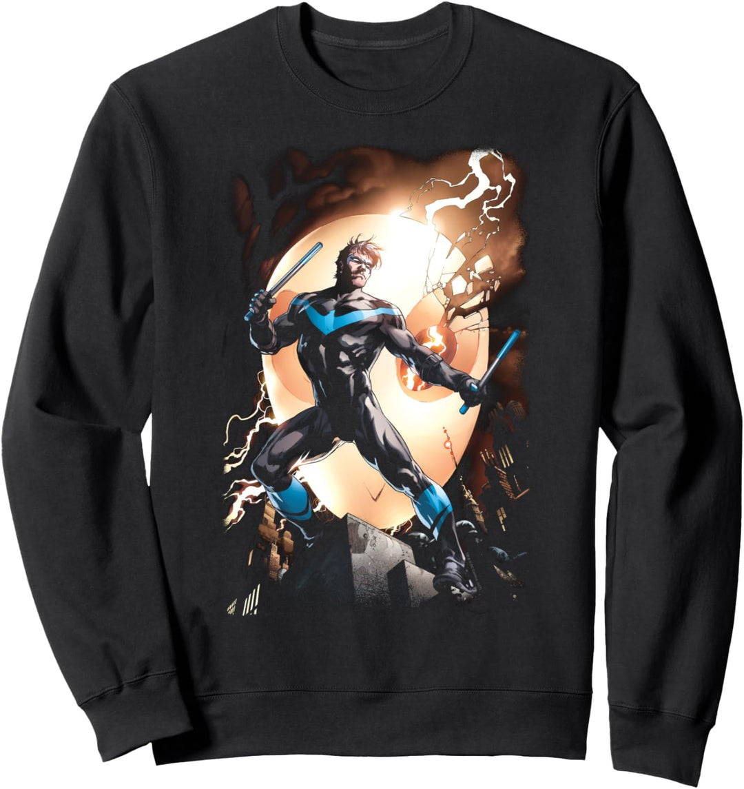 Batman Nightwing Against Owls Sweatshirt