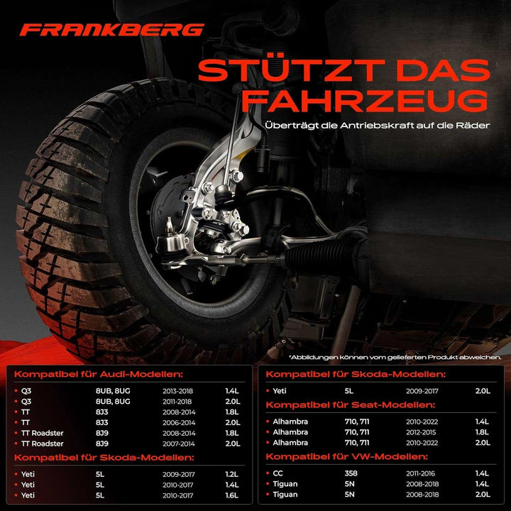 Achsschenkel Radaufhängung Hinten Links für Q3 8UB 8UG TT 8J3 TT R-o-a-d-s-t-e-r 8J9 A-l-h-a-m-b-r-a
