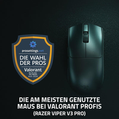 Razer Viper V3 Pro - Ultraleichte kabellose Esports Gaming-Maus (8k Hz HyperPolling, 55g leichtes De