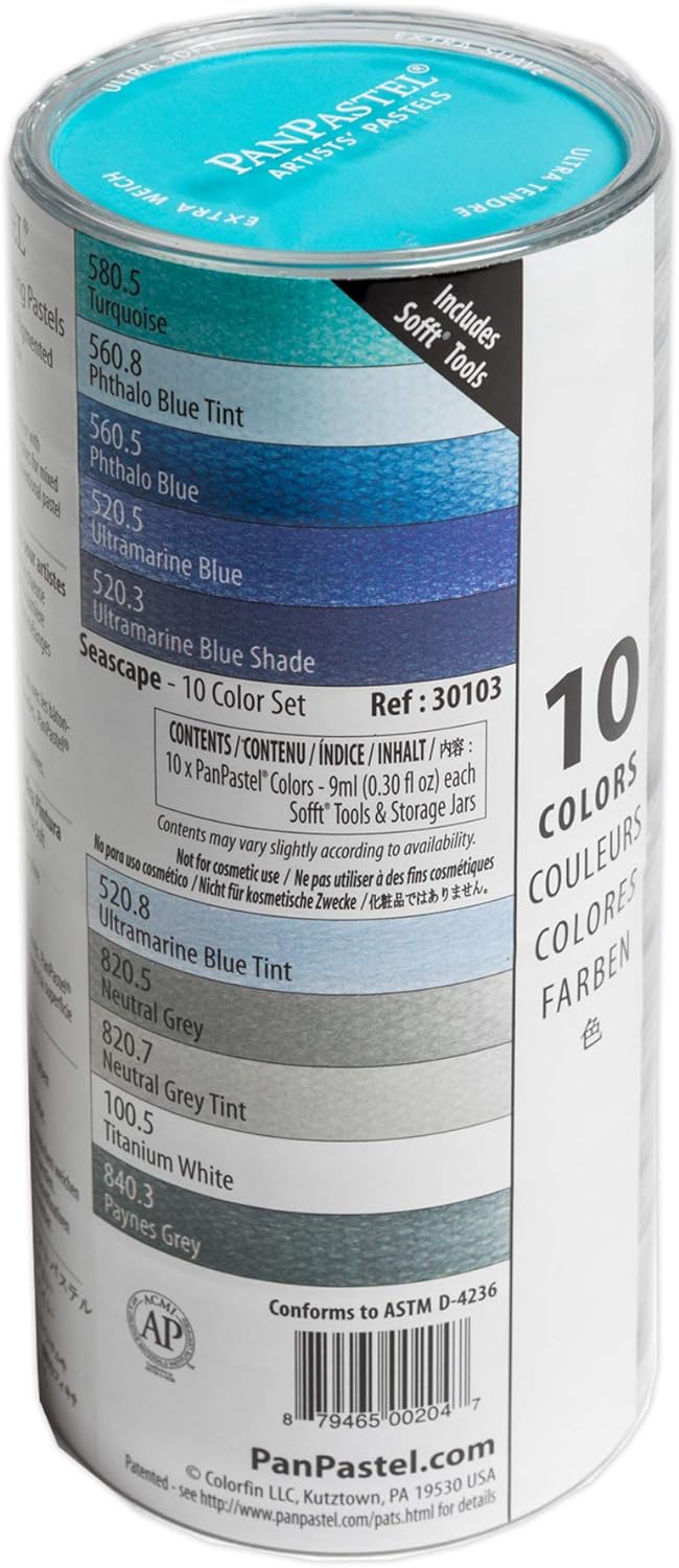 PanPastel Universal-Set, 10 Farben Seascape Set