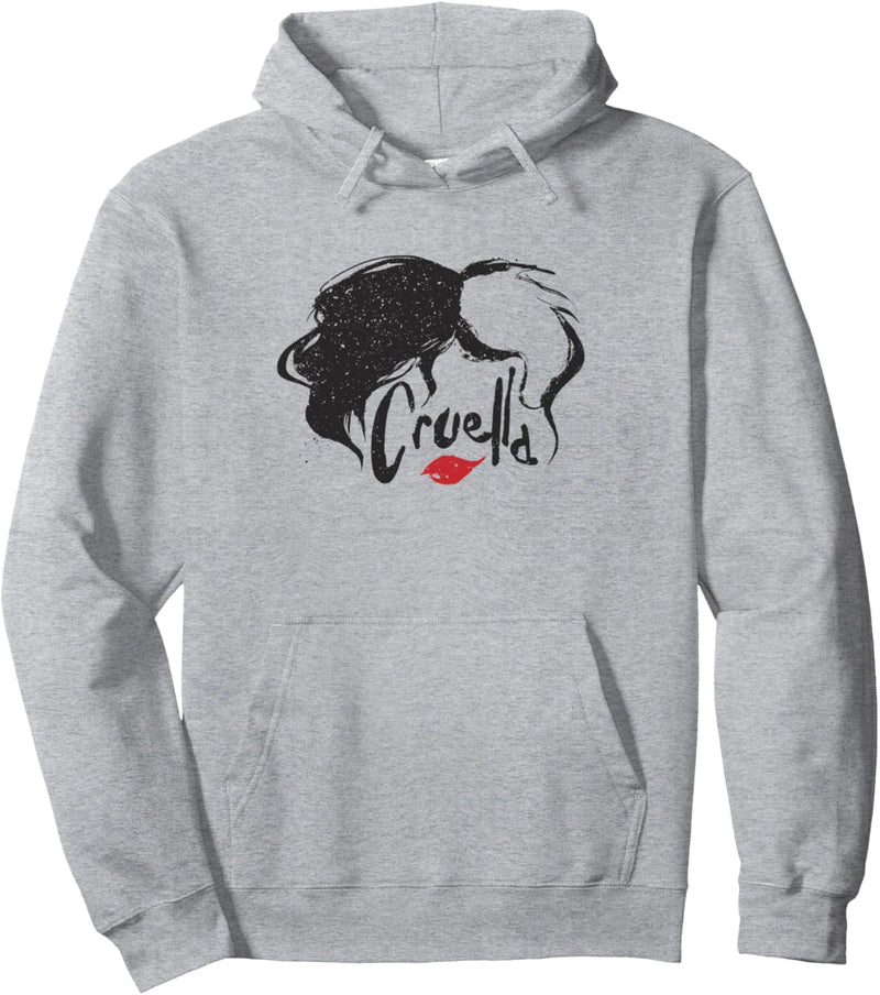 Disney Cruella Hair & Lips Logo Pullover Hoodie