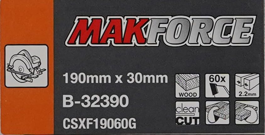 Makita B-32390 MAKFORCE Saegeb. 190x30x60Z, 190mm x 30mm