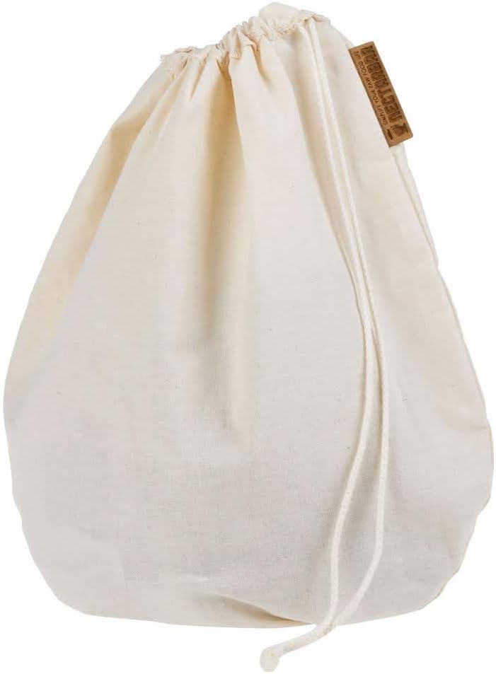 Nussmilchbeutel Baumwolle 24 x 27 cm – handgefertigt – Eco Nut Milk Bag – Filterbeutel für Mandelmil