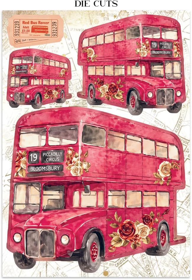 Stamperia - Junk Journal Stickers, Die-Cuts &amp; Backgrounds (Our Way) (Focus Point) (A5)